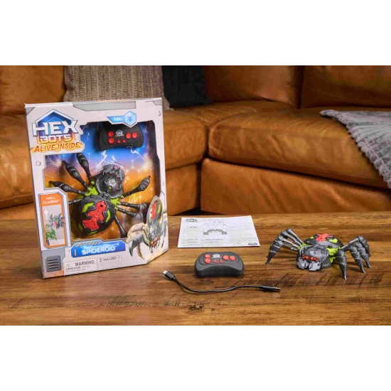 Hex Bots RC Tarantula Lezúca po Stenách – Spin Master 106077330