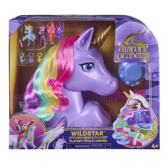 Unicorn Academy Česacia Hlava Rozkladacia na Hrací Set – Spin Master 106077334