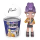 K-POP Ramen pohárik – 3D puzzle figúrka Rumi z K-Pop Demon Hunters v chibi štýle s pohárikom ramen