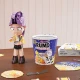 K-POP Ramen pohárik – 3D puzzle figúrka Rumi z K-Pop Demon Hunters v chibi štýle s pohárikom ramen