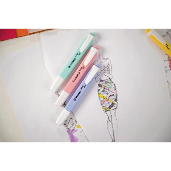 Zvýrazňovač Pastel 4 farby