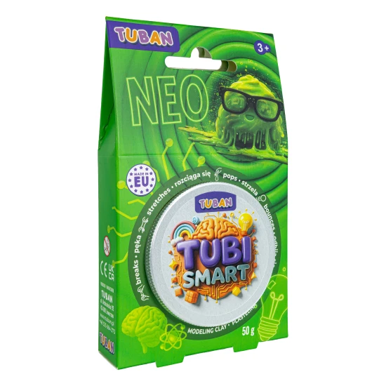 Tubi Smart Modelovacia hmota Neo 50g – neonovo zelená hmota
