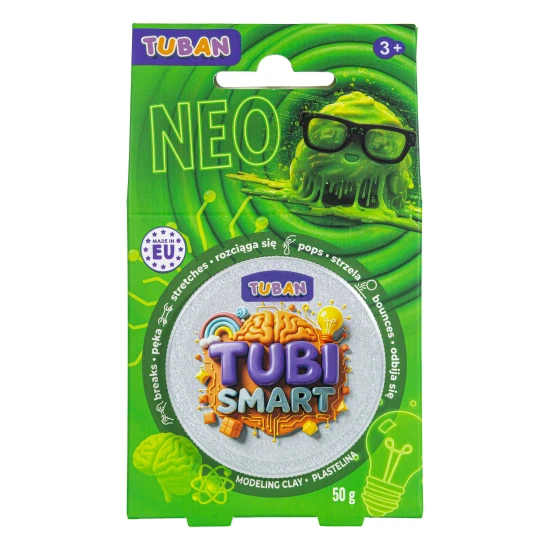 Tubi Smart Modelovacia hmota Neo 50g – neonovo zelená hmota