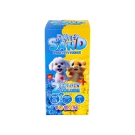 Fluffy piesok 2 x 70g modrá a žltá Fluffy piesok 2 x 70g modrá a žltá