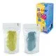 Fluffy piesok 2 x 70g modrá a žltá 
