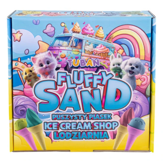 Fluffy piesok Sada Zmrzliny 