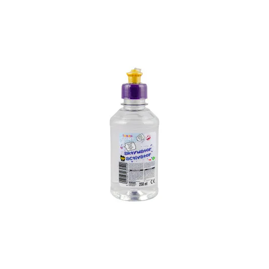 Aktivátor slizu 250 ml. Potrebný na tvorbu kvalitného plastického a pružného slizu.