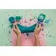 DIY Slime Sada na výrobu slizu Melón pre deti. Vyrobte si svoj vlastný sliz.