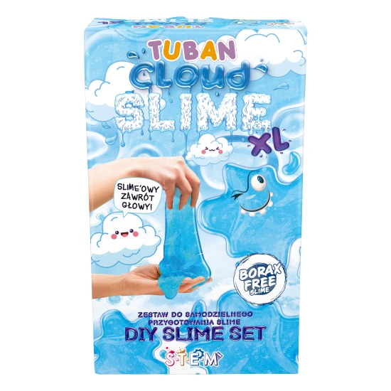 DIY Slime Sada na výrobu slizu Obláčik pre deti. XL sada. Vyrobte si svoj vlastný sliz.