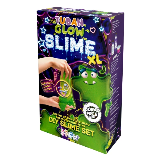 DIY Slime Sada na výrobu slizu Glow in the dark pre deti. XL sada. Vyrobte si svoj vlastný sliz.