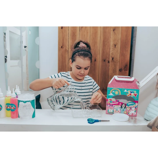 Tubi Jelly Kreatívny set s akváriom XL Jednorožec na tvorbu 3D figúrok