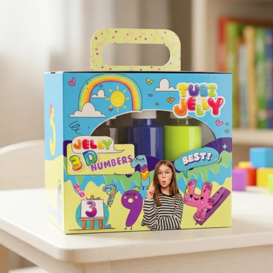Tubi Jelly Kreatívny set s akváriom XL Čísla na tvorbu 3D gélových figúrok