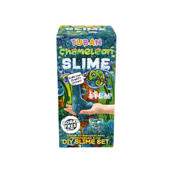 DIY Slime Sada na výrobu slizu Chameleón pre deti. Vyrobte si svoj vlastný sliz.