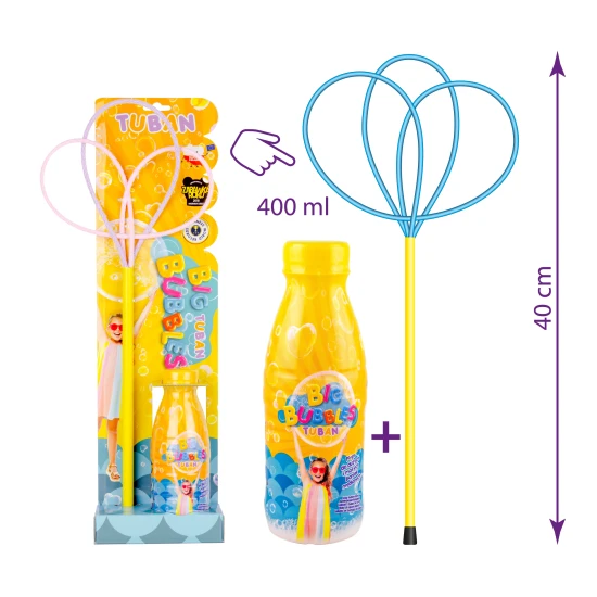 Sada na výrobu mydlových bublín. Obsahuje obruč Pro Multi Butterfly a tekutinu.