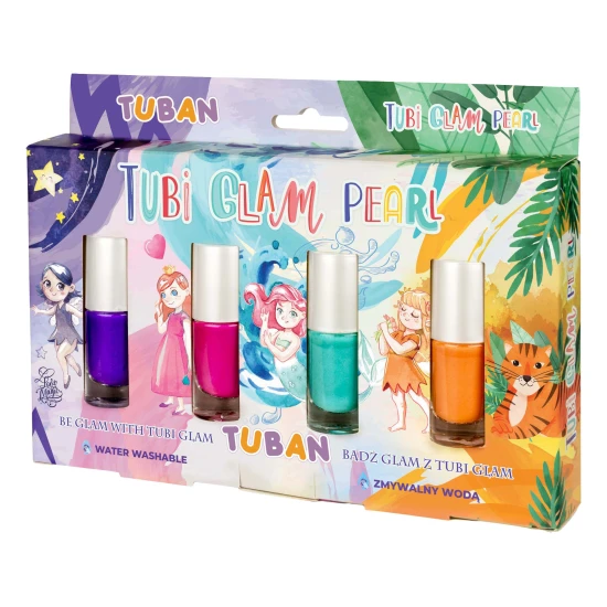 Tubi Glam lak na nechty Set 4 ks bude skvelým narodeninovým darčekom.
