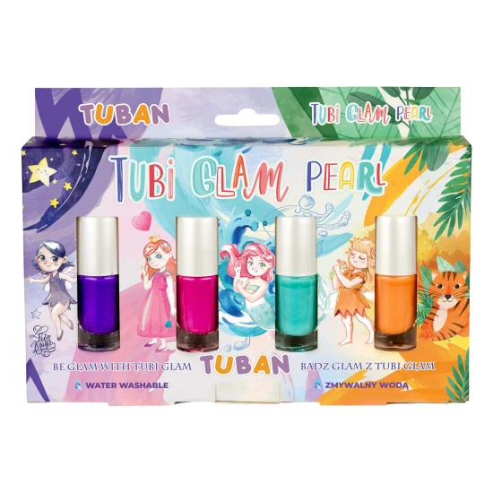 Tubi Glam lak na nechty Set 4 ks bude skvelým narodeninovým darčekom.