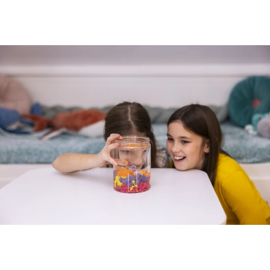 Hydrofóbny piesok Set 5 farieb s akváriom