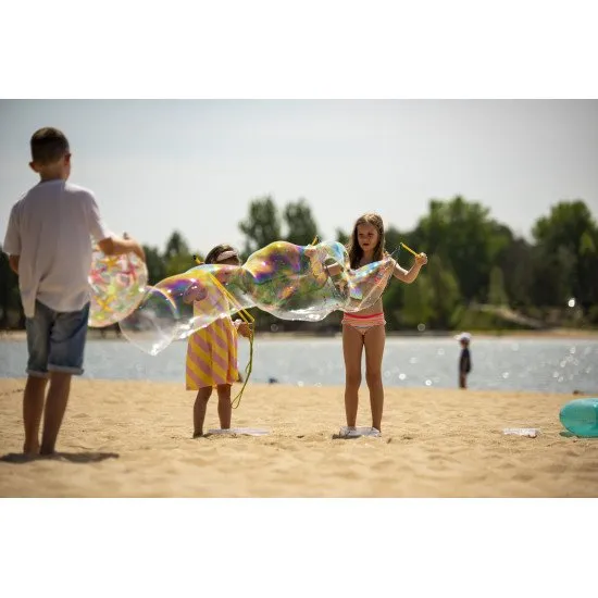 Paličky so šnúrkou na obrovské mydlové bubliny