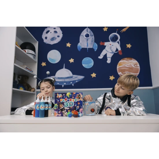 Tubi Jelly Kreatívny set Planéty na tvorbu 3D figúrok