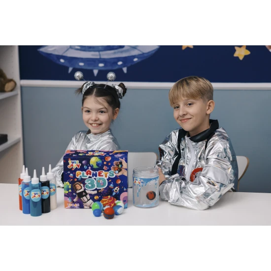 Tubi Jelly Kreatívny set Planéty na tvorbu 3D figúrok