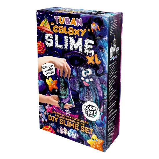 DIY Slime Sada na výrobu slizu Vesmír pre deti. XL sada. Vyrobte si svoj vlastný sliz.