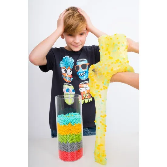 Farebné minerálne guľôčky pre ešte zábavnejšiu hru so slizom.