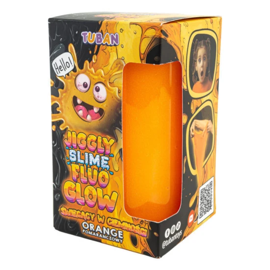 Jiggly Slime Sliz fluo glow zelený najlepší kvalitný sliz pre deti.