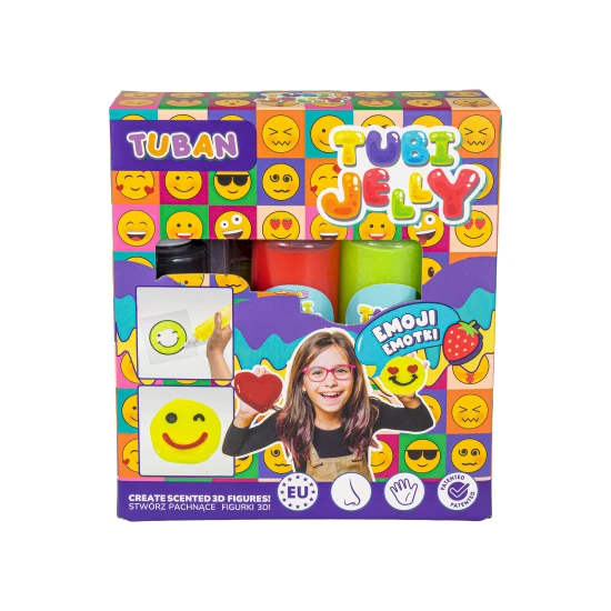 Tubi Jelly Kreatívny set Emoji na tvorbu 3D gélových emotikonov
