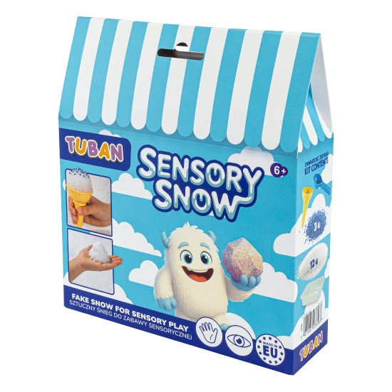 senso story kreativny set sensory snow, tuban sensory snow, umely sneh pre deti, senzoricka hra so snehom, kreativna sada sneh, zimna hra pre deti, fake snow tuban, objavovanie textur