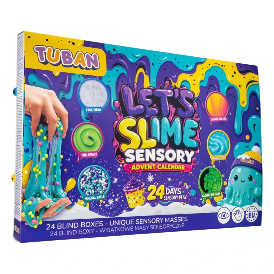 Senzorický adventný kalendár LET'S SLIME