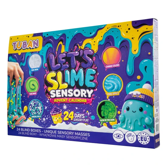 Senzorický adventný kalendár LET'S SLIME