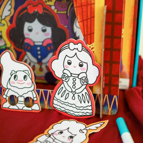 Vyrob si bábkové divadlo Snehulienka Tookyland