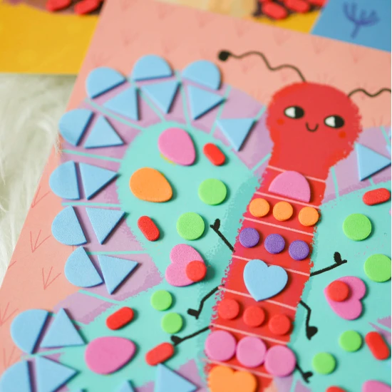 Nalepovacia mozaika pre deti Prvé zvieratká Tookyland