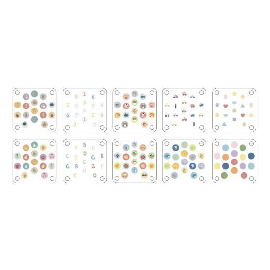 Drevene pexeso Jablká Pastel