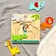 Vkladacie viacvrstvové puzzle Zvieratá