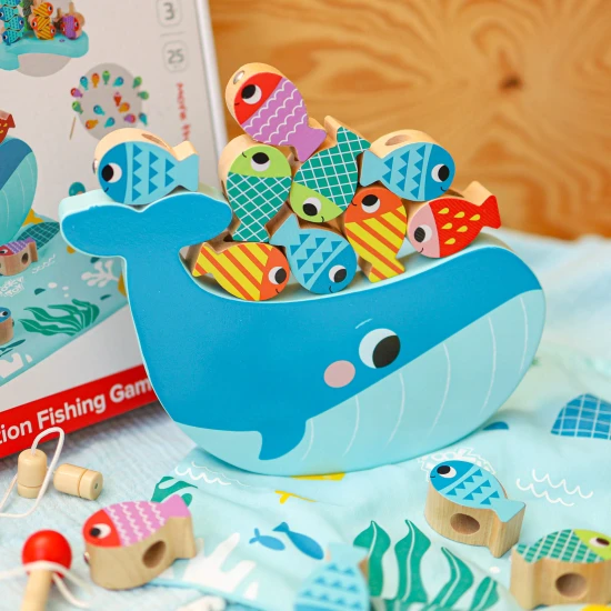 Chytanie rybičiek multifunkčná hra Tooky toy