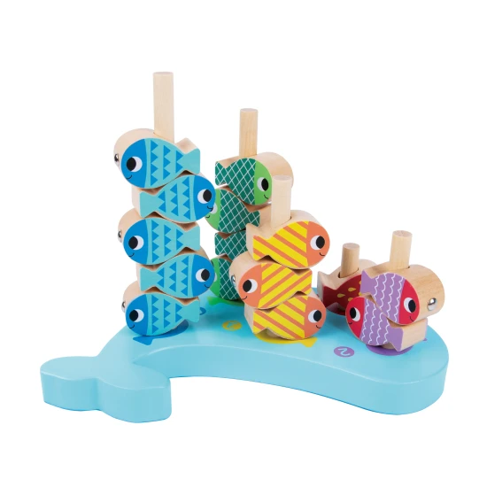 Chytanie rybičiek multifunkčná hra Tooky toy