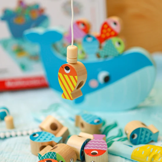 Chytanie rybičiek multifunkčná hra Tooky toy