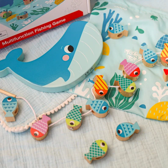 Chytanie rybičiek multifunkčná hra Tooky toy