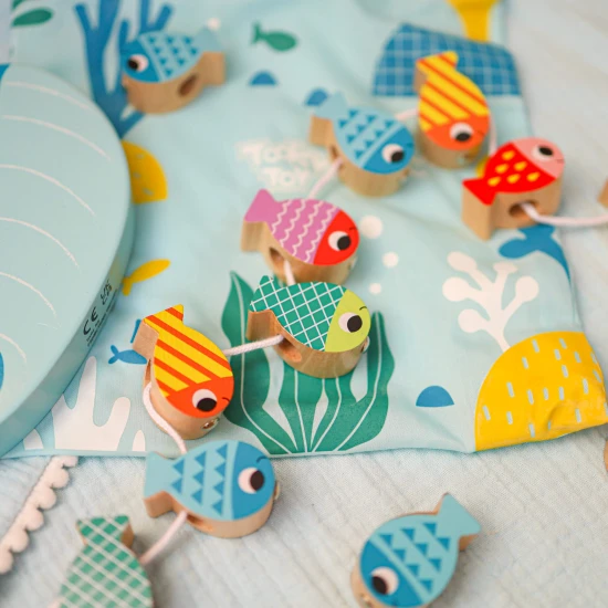 Chytanie rybičiek multifunkčná hra Tooky toy