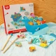 chytanie rybičiek multifunkčná hra Tooky toy