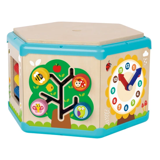 Šesťuholníková kocka s aktivitami 7v1 Tooky Toy