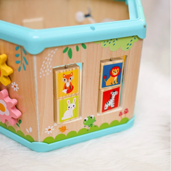 Šesťuholníková kocka s aktivitami 7v1 Tooky Toy