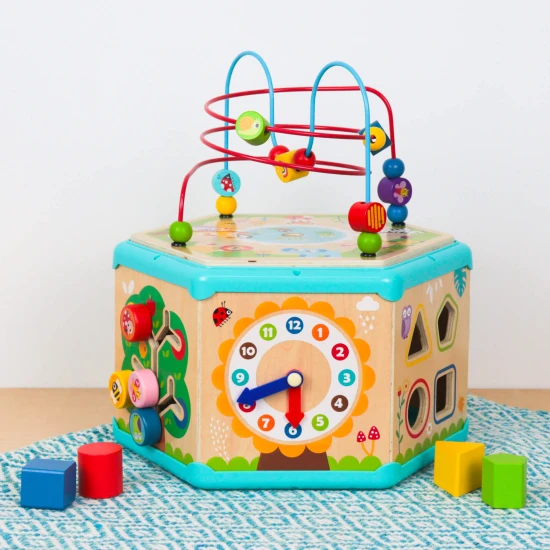 Šesťuholníková kocka s aktivitami 7v1 Tooky Toy