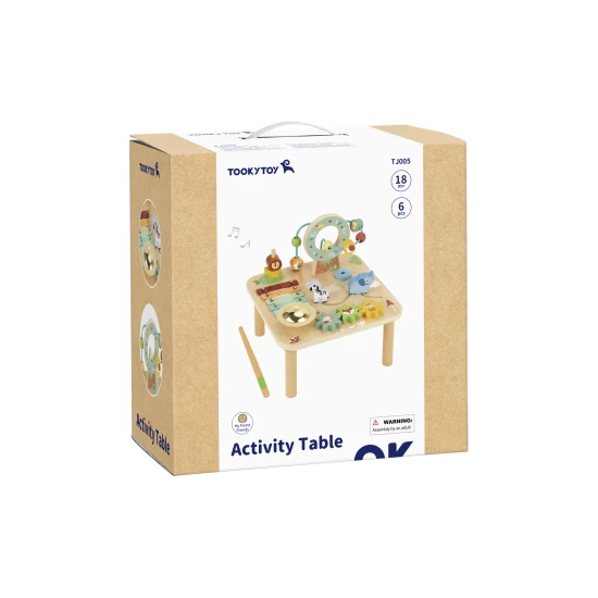 Drevený Aktivity stolík Tooky Toy