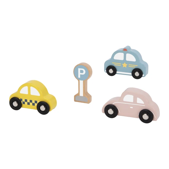 Drevená autíčka sada
