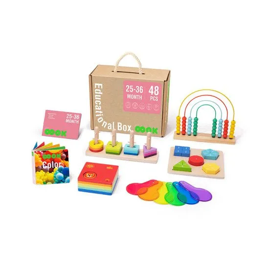 25–36 mesiacov Edukačný box Didaktické hračky od 2 rokov Tooky Toy
