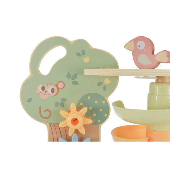 Farebný aktivity pultík s guľočkovou dráhou