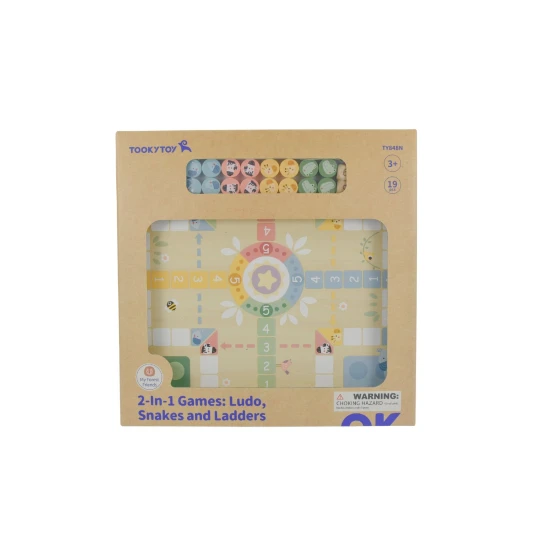 Tooky Toy spoločenská hra Človeče nehnevaj sa, Hady a rebríky