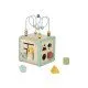 Drevená motorická kocka s aktivitami Louka Pastel Tooky Toy
